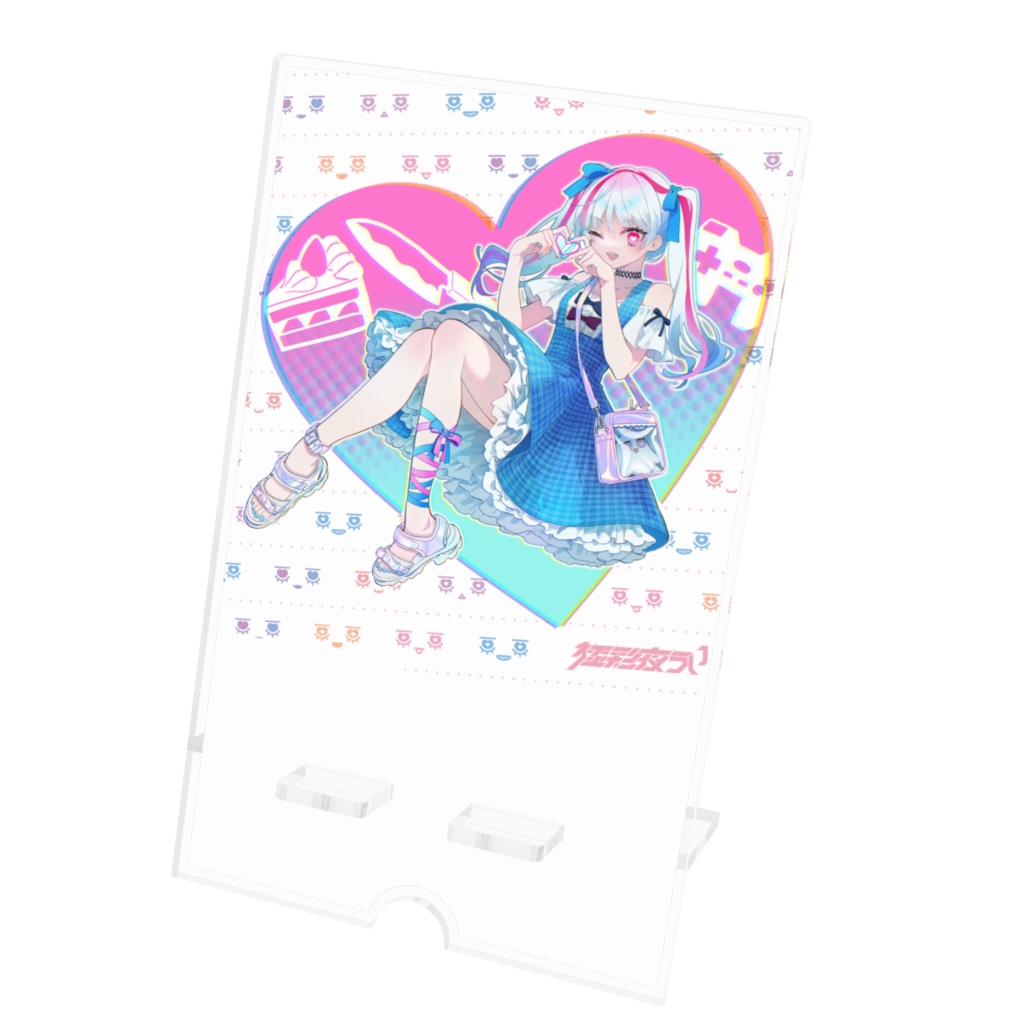 極彩夜ういアクリルスマホスタンド ういぽよサマー2023キービジュアル