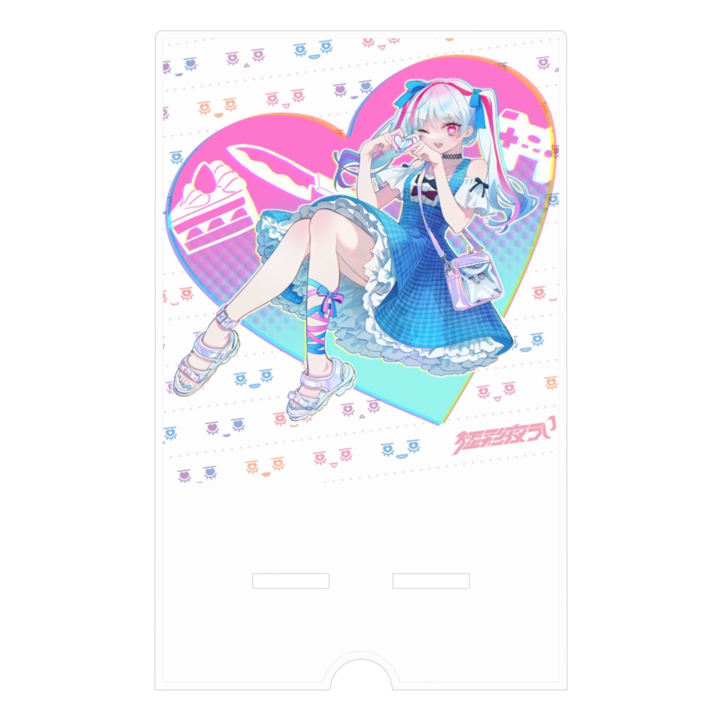極彩夜ういアクリルスマホスタンド ういぽよサマー2023キービジュアル