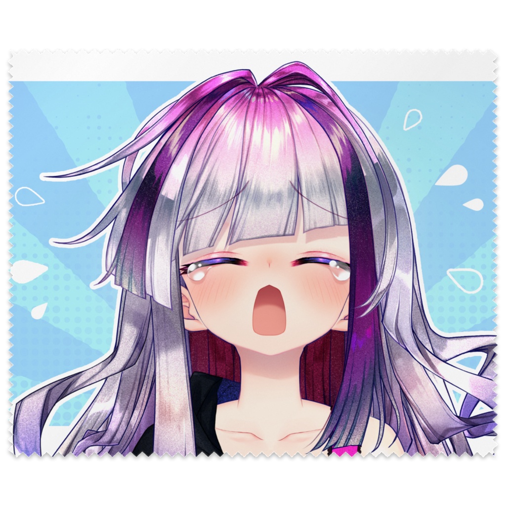涙をお拭きよ　極彩夜ういメガネ拭き