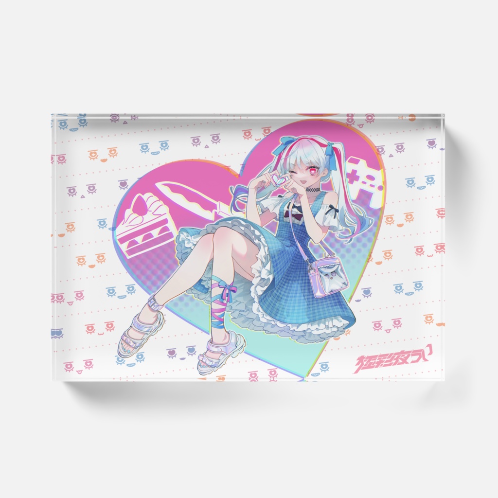 極彩夜ういアクリルブロック ういぽよサマー2023キービジュアル