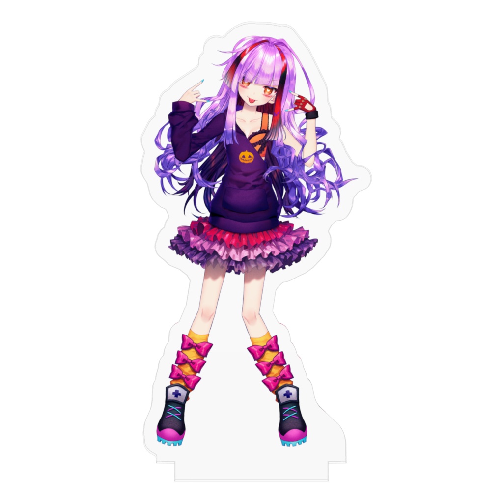 極彩夜ういアクリルフィギュア 29 ハロウィンうい