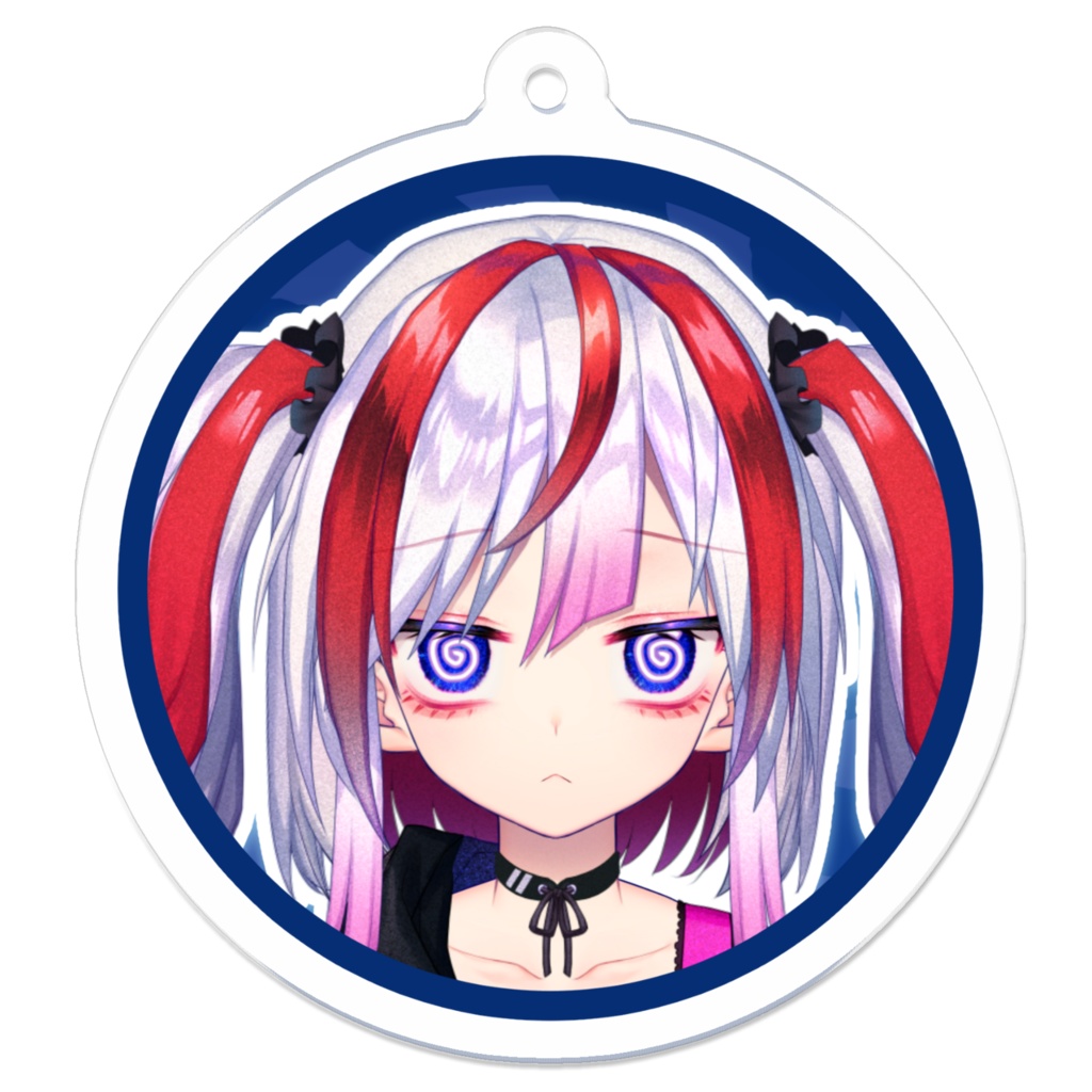 アクリルキーホルダー　ぐるぐるうい