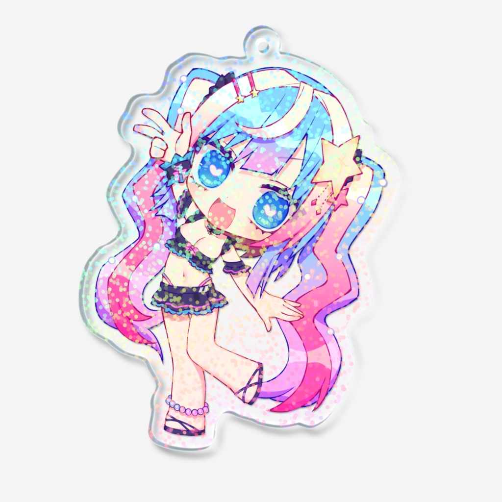 ホログラムアクリルキーホルダー 水着うい
