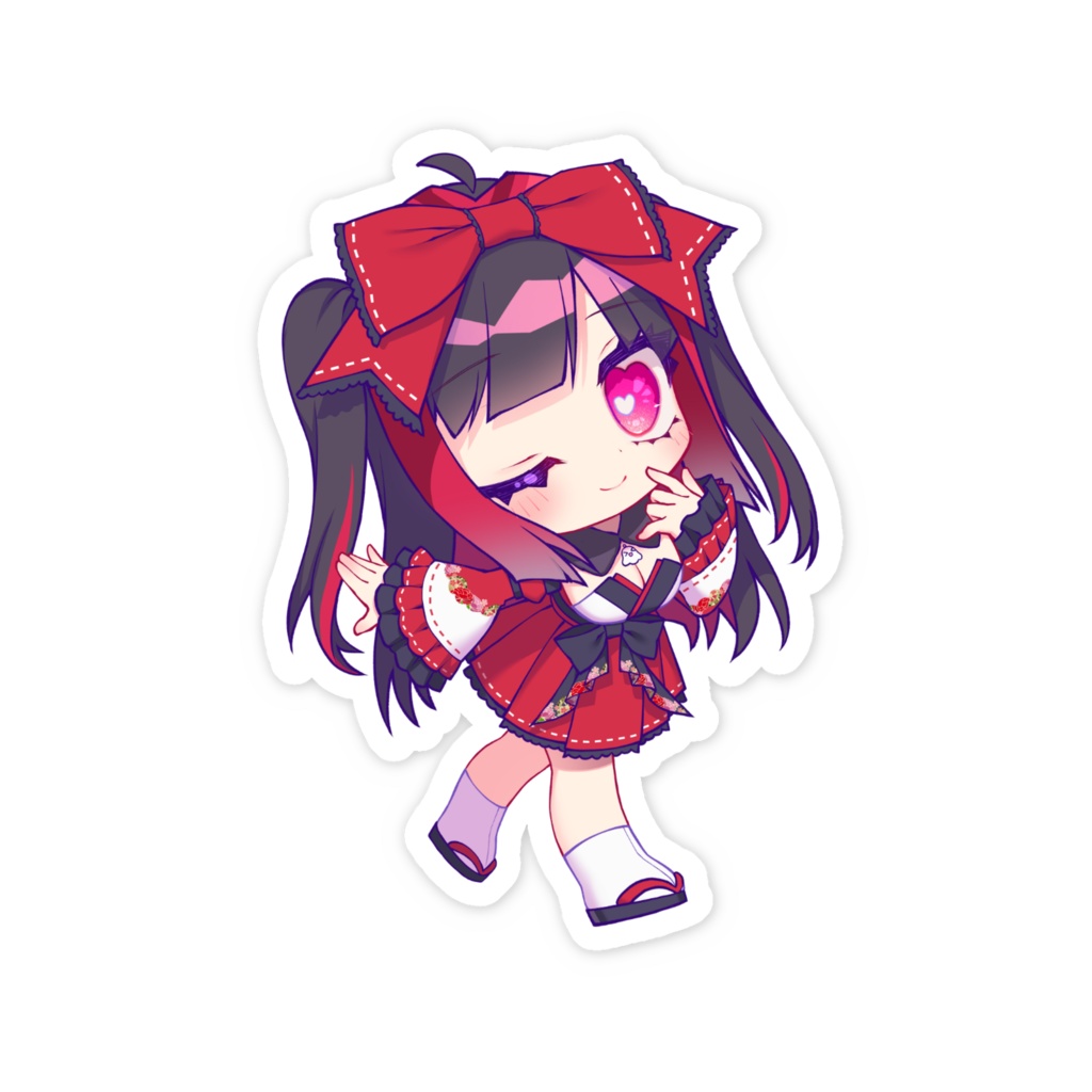 スマホステッカー 和風うい