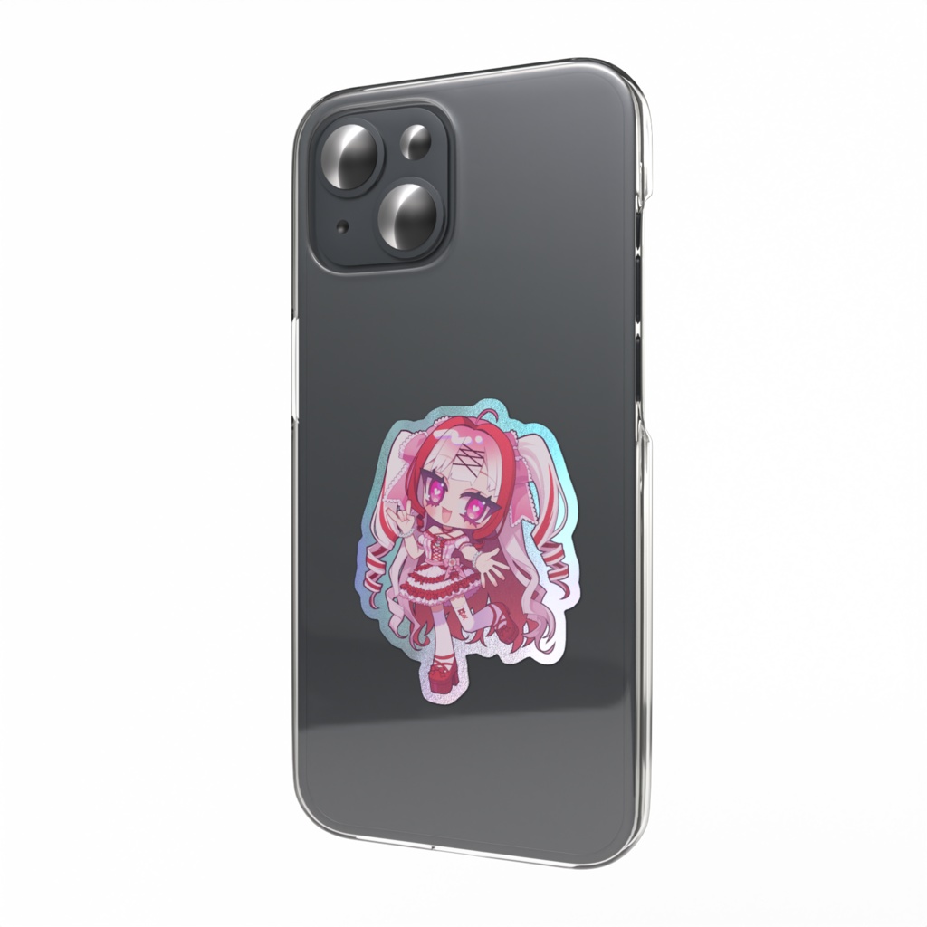 ういぽよバースデー2025 オーロラスマホステッカー ・白