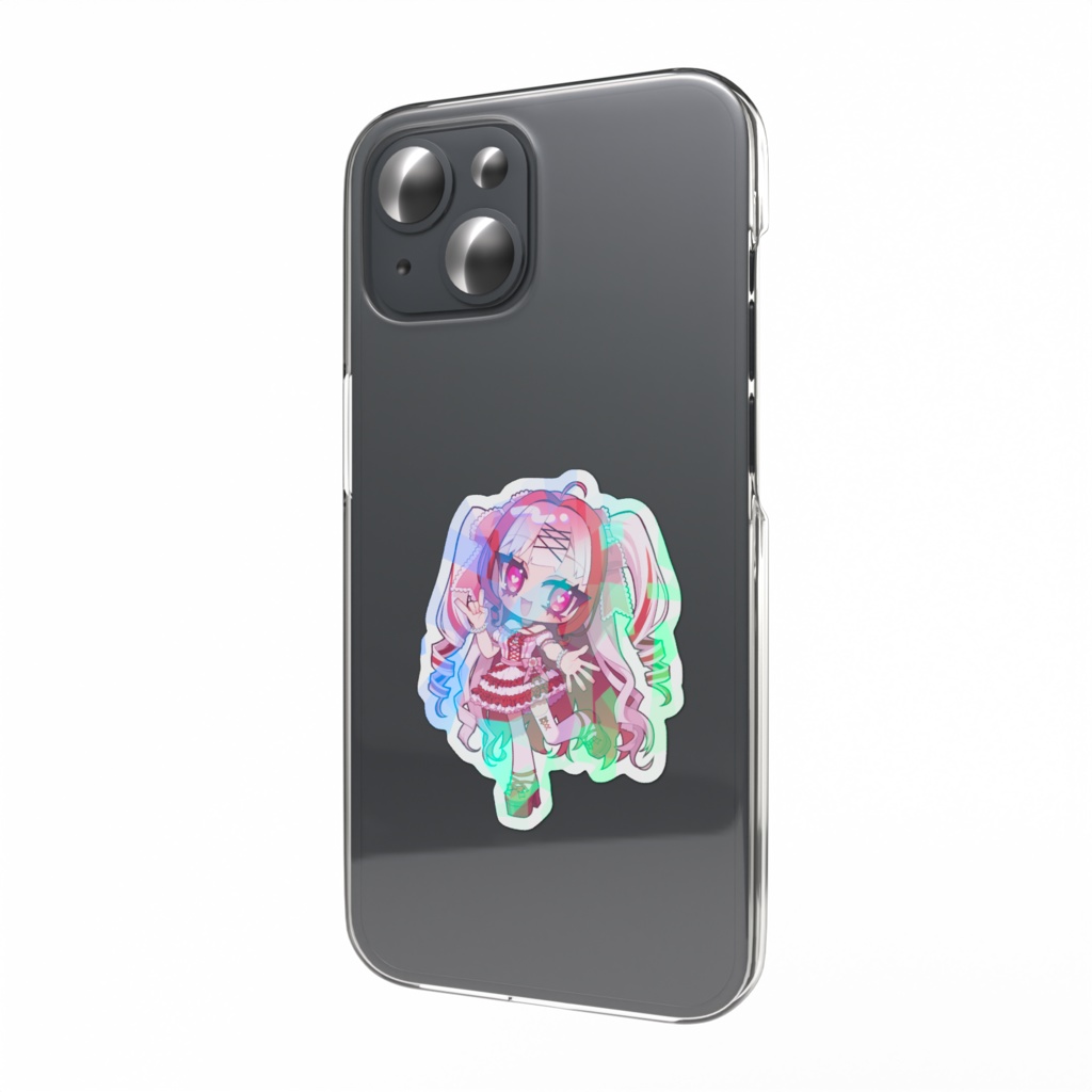 ういぽよバースデー2025 ホログラムスマホステッカー・白