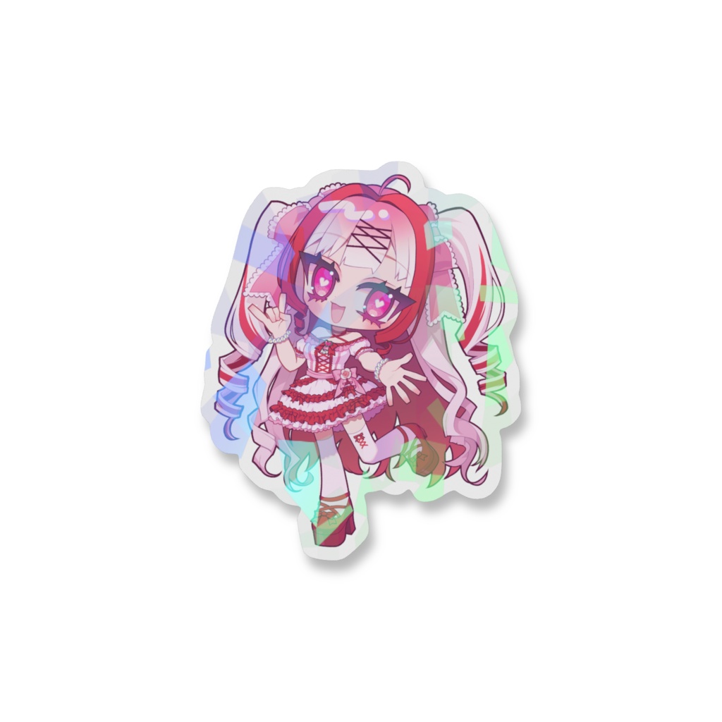 ういぽよバースデー2025 ホログラムスマホステッカー・白