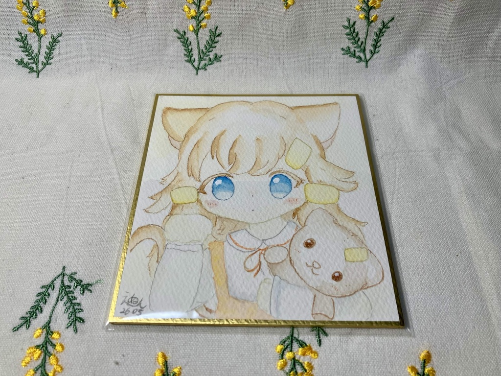 ドローイング色紙（全2種）