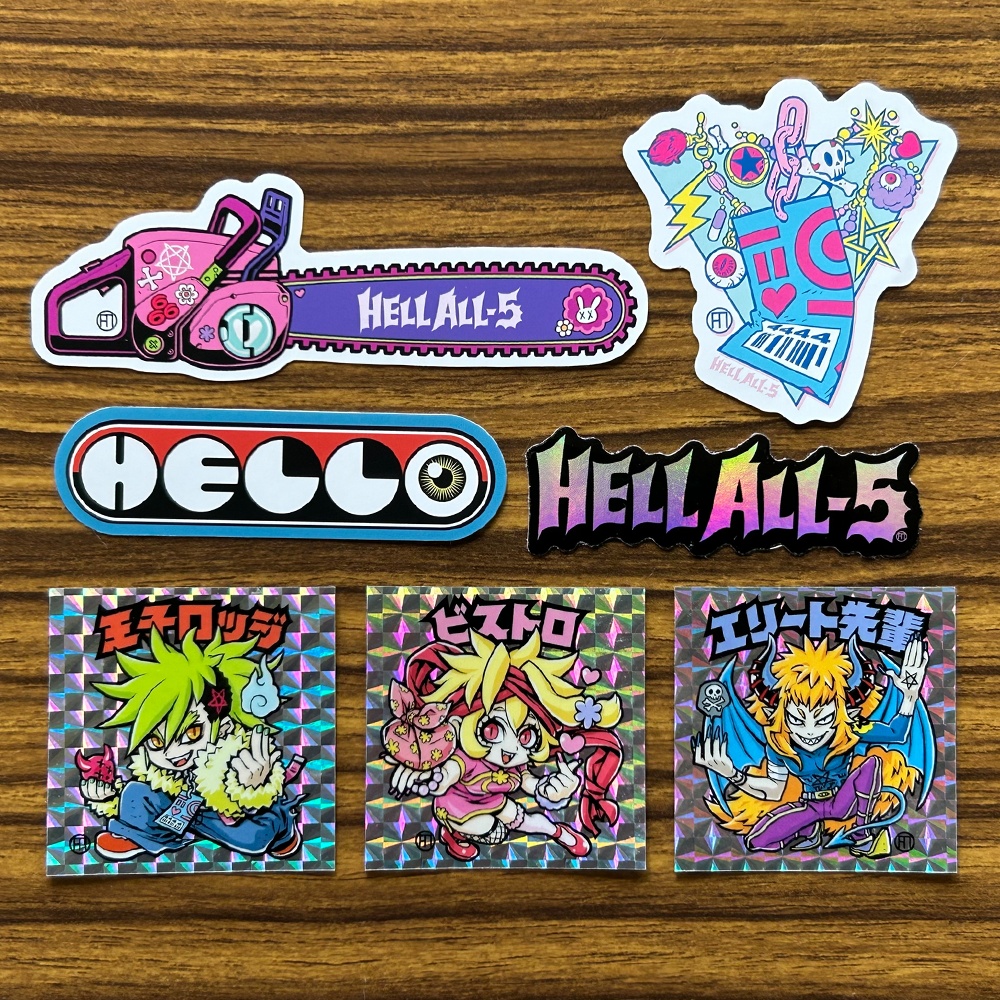 ステッカーセット／HELL ALL-5 [7p set]