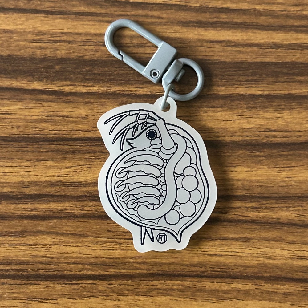 アクリルキーホルダー [ ミジンコ／蓄光 ]