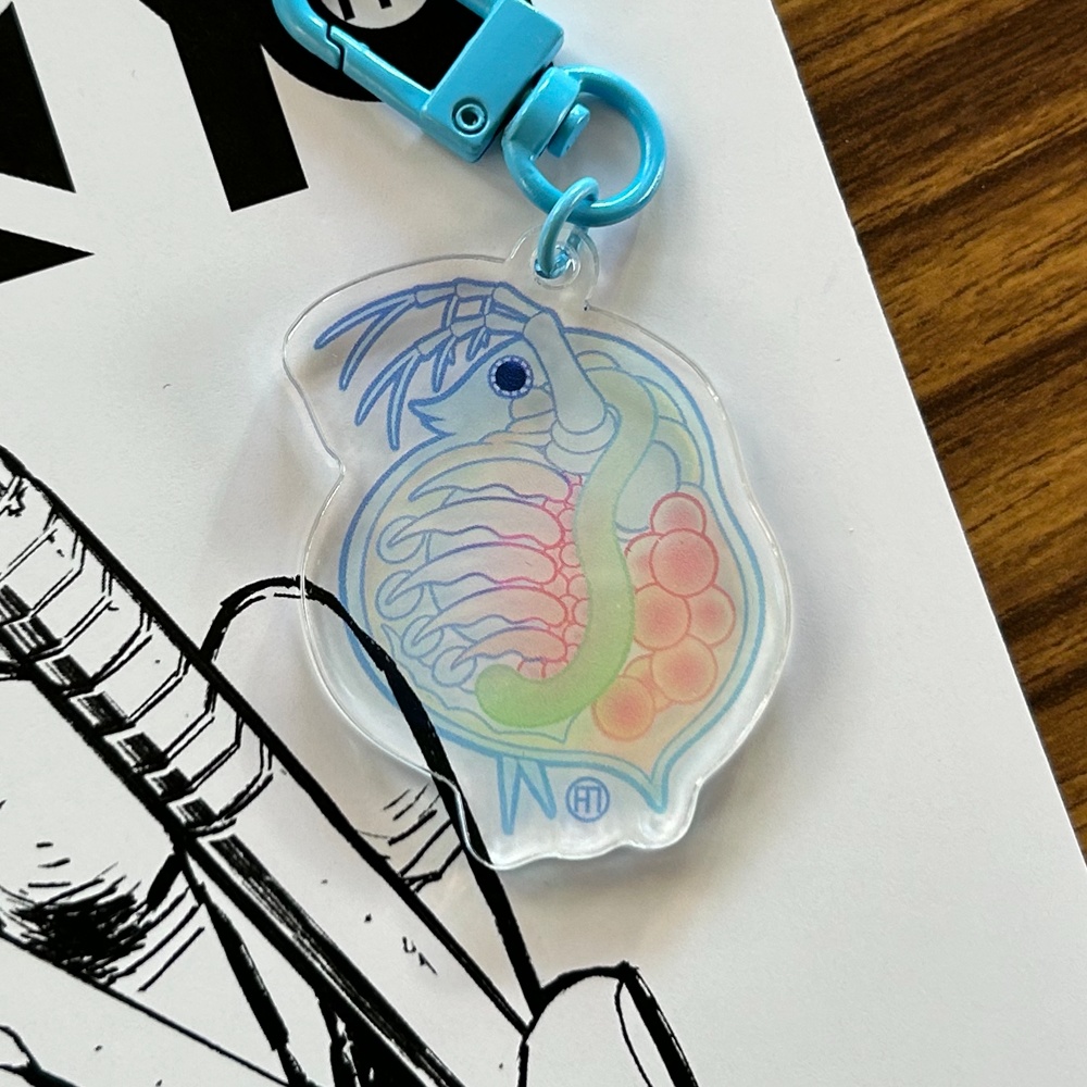 アクリルキーホルダー [ ミジンコ／クリア ]