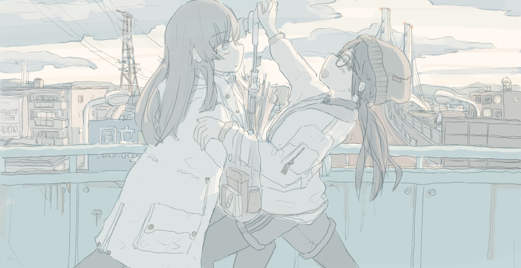 トートバッグ(【ワルツを世界の片隅で】幽谷霧子/三峰結華)