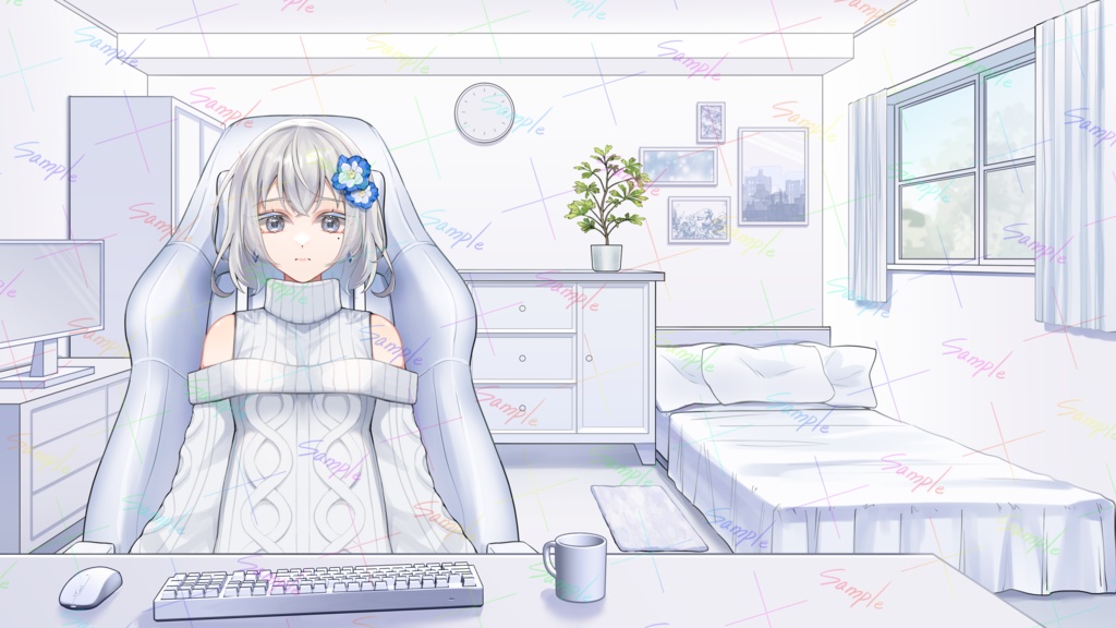 白い部屋