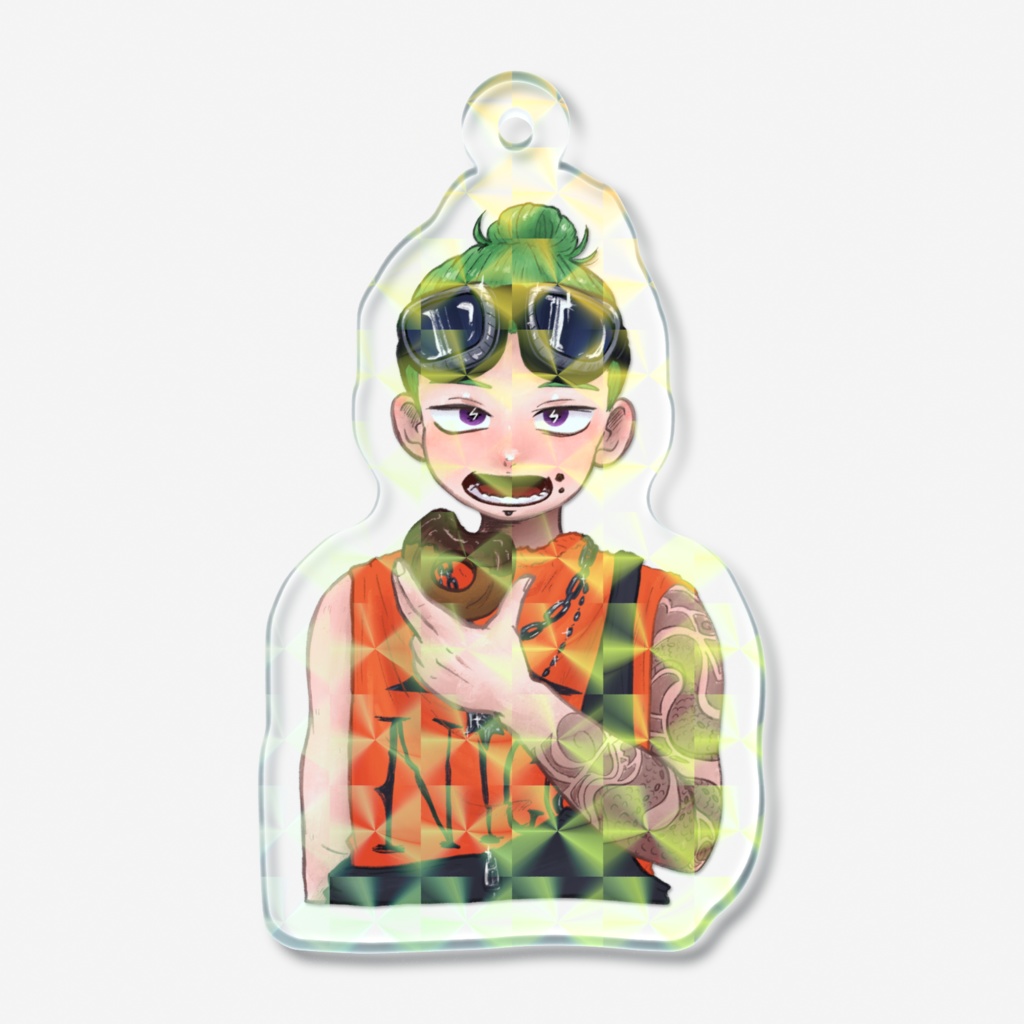 NICO Donuts ホログラムアクリルキーホルダー