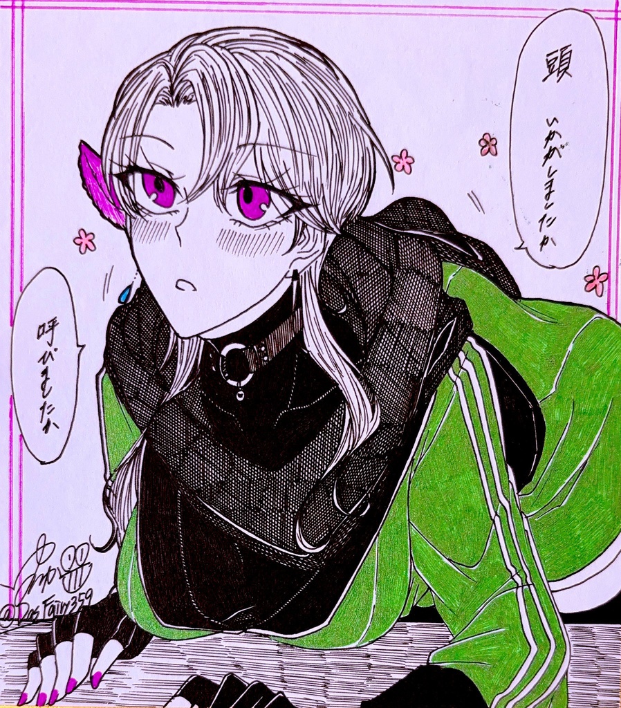 刀剣女士(色紙)五月雨江♀