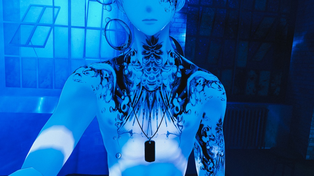 Tattoo texture『Voiceless』