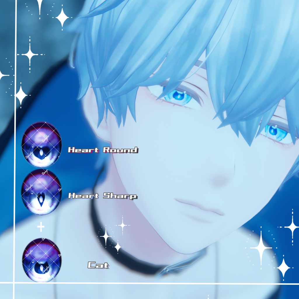 Eye texture『Secret Heart+Cat』
