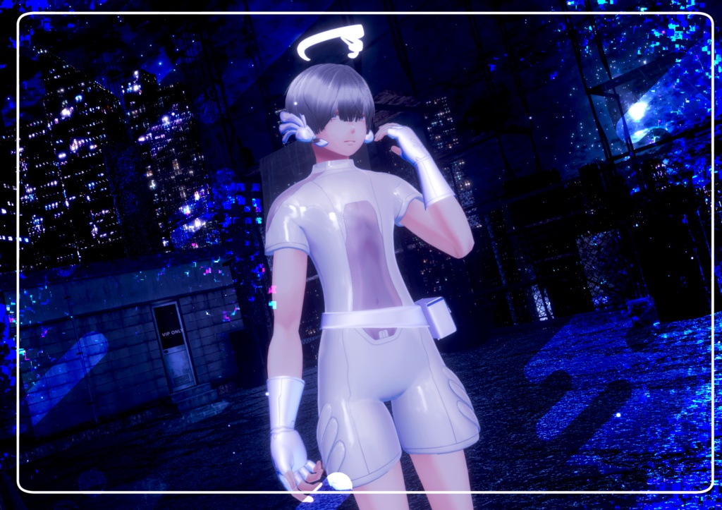 【複数アバター・MA対応】Retro Anime Angel-B