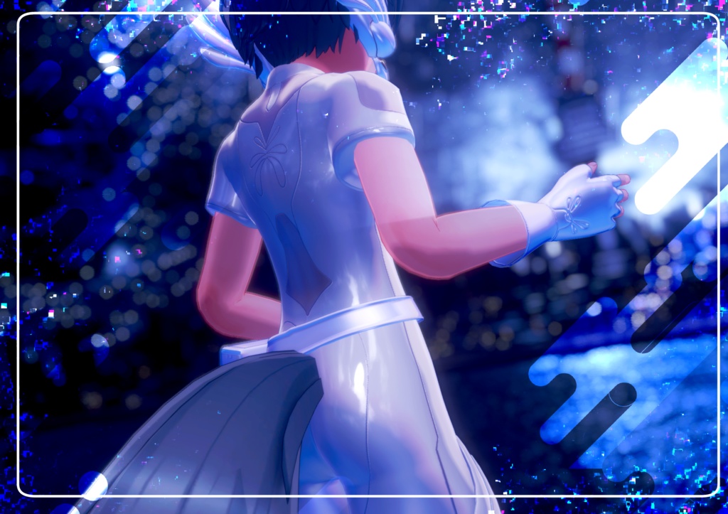 【複数アバター・MA対応】Retro Anime Angel-B