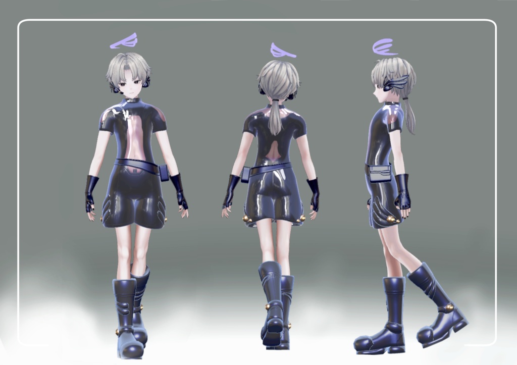 【複数アバター・MA対応】Retro Anime Angel-B