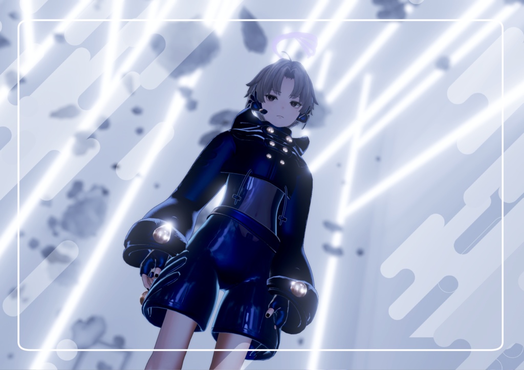 【複数アバター・MA対応】Retro Anime Angel-B