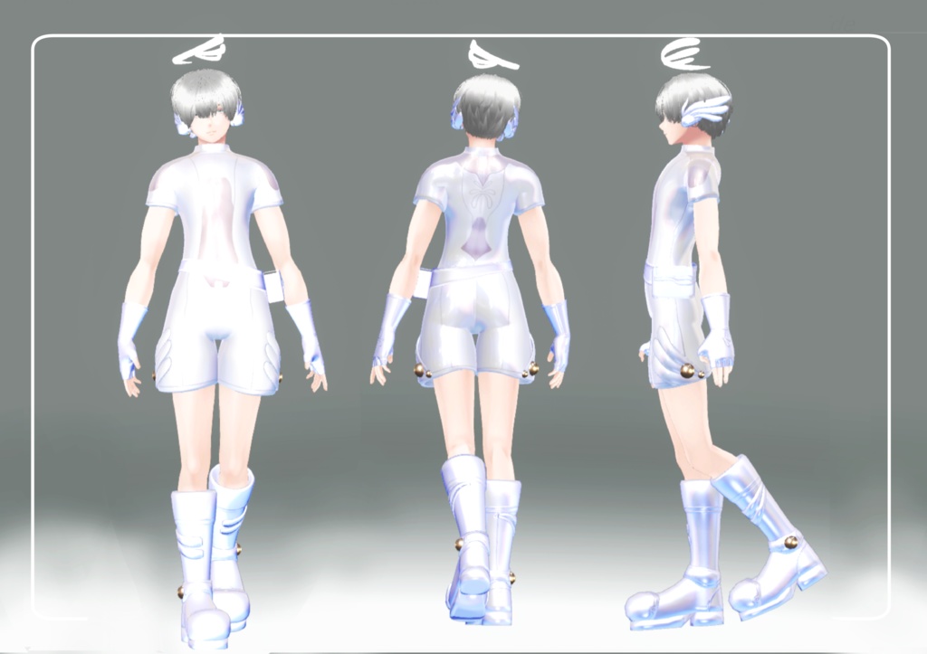 【複数アバター・MA対応】Retro Anime Angel-B