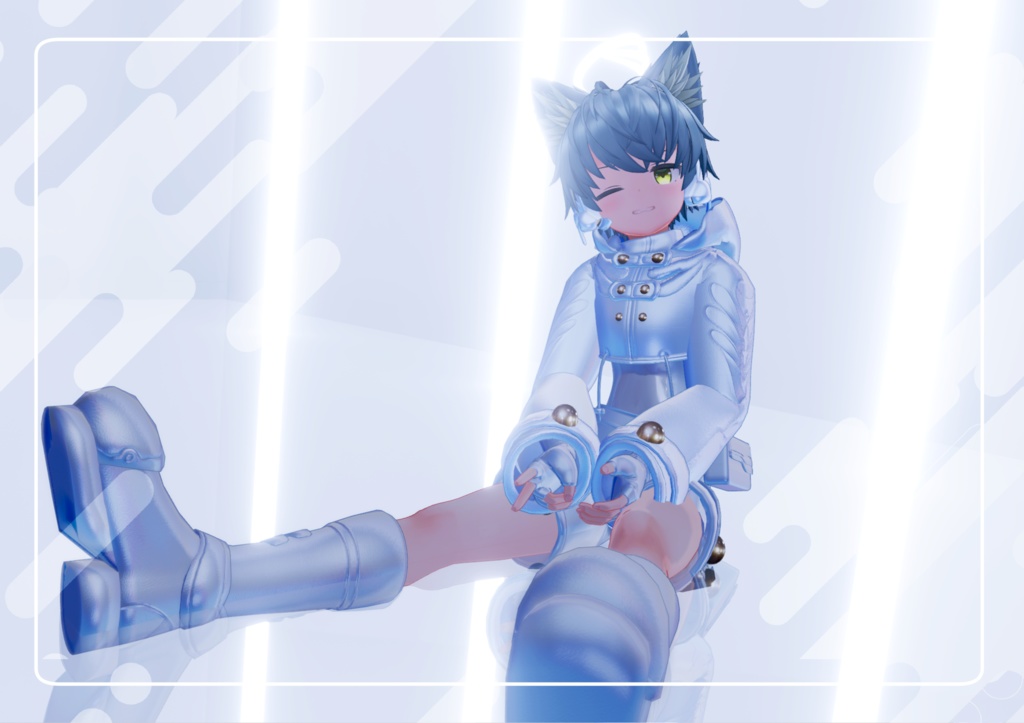 【複数アバター・MA対応】Retro Anime Angel-B