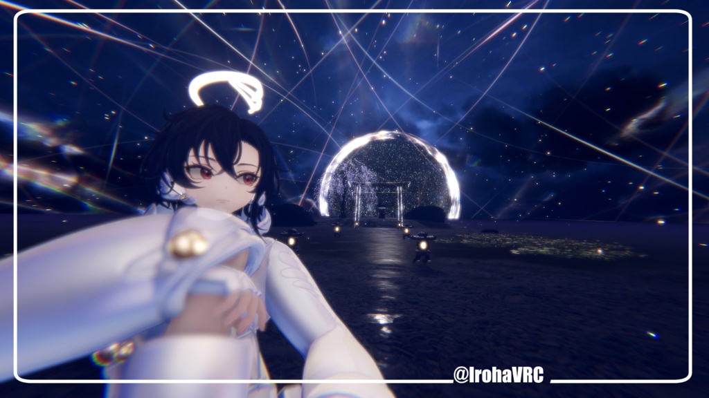 【複数アバター・MA対応】Retro Anime Angel-B