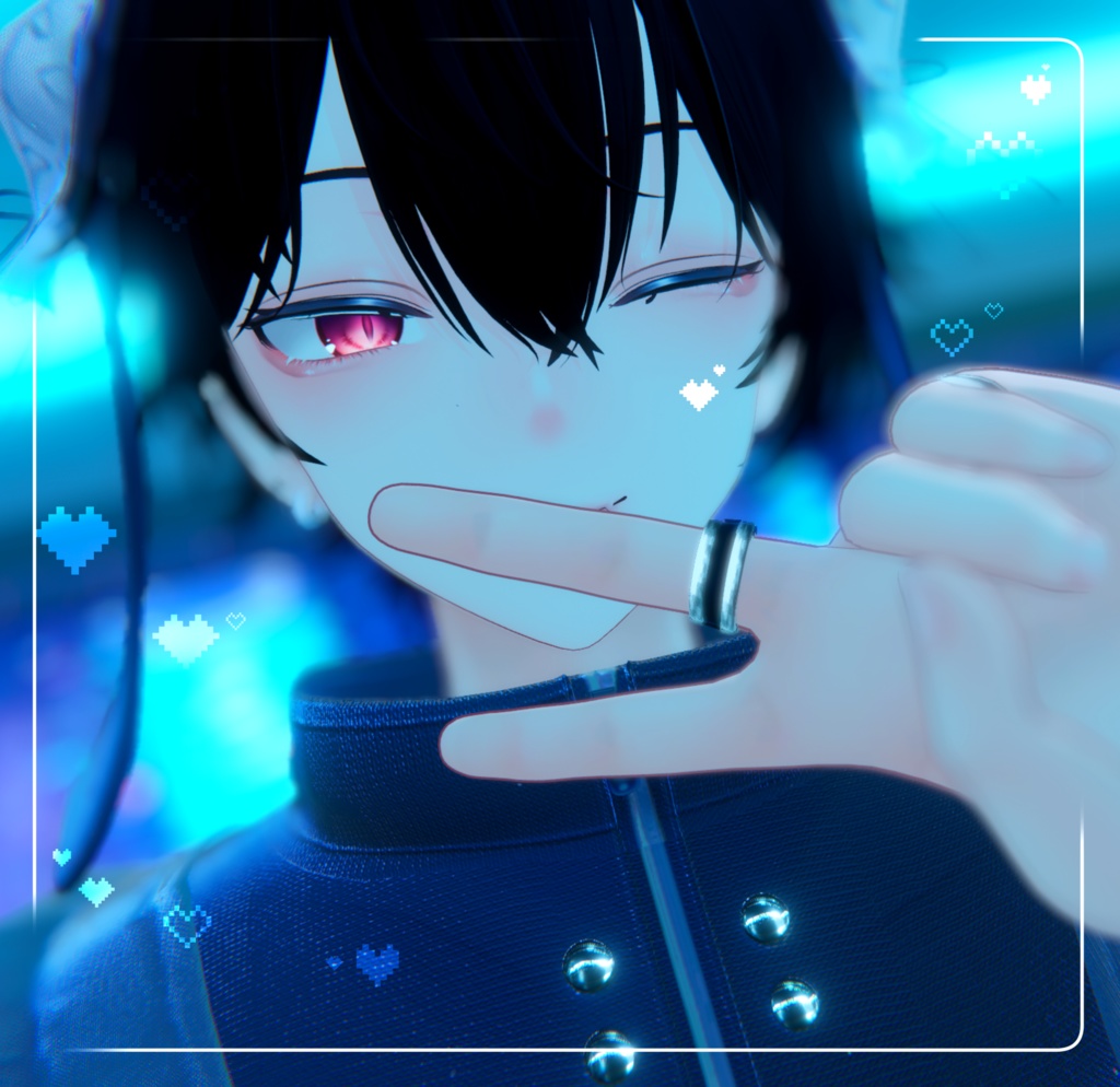 【斑霞対応追加】うさ耳ジャージメイドくん【MA・8アバター対応】