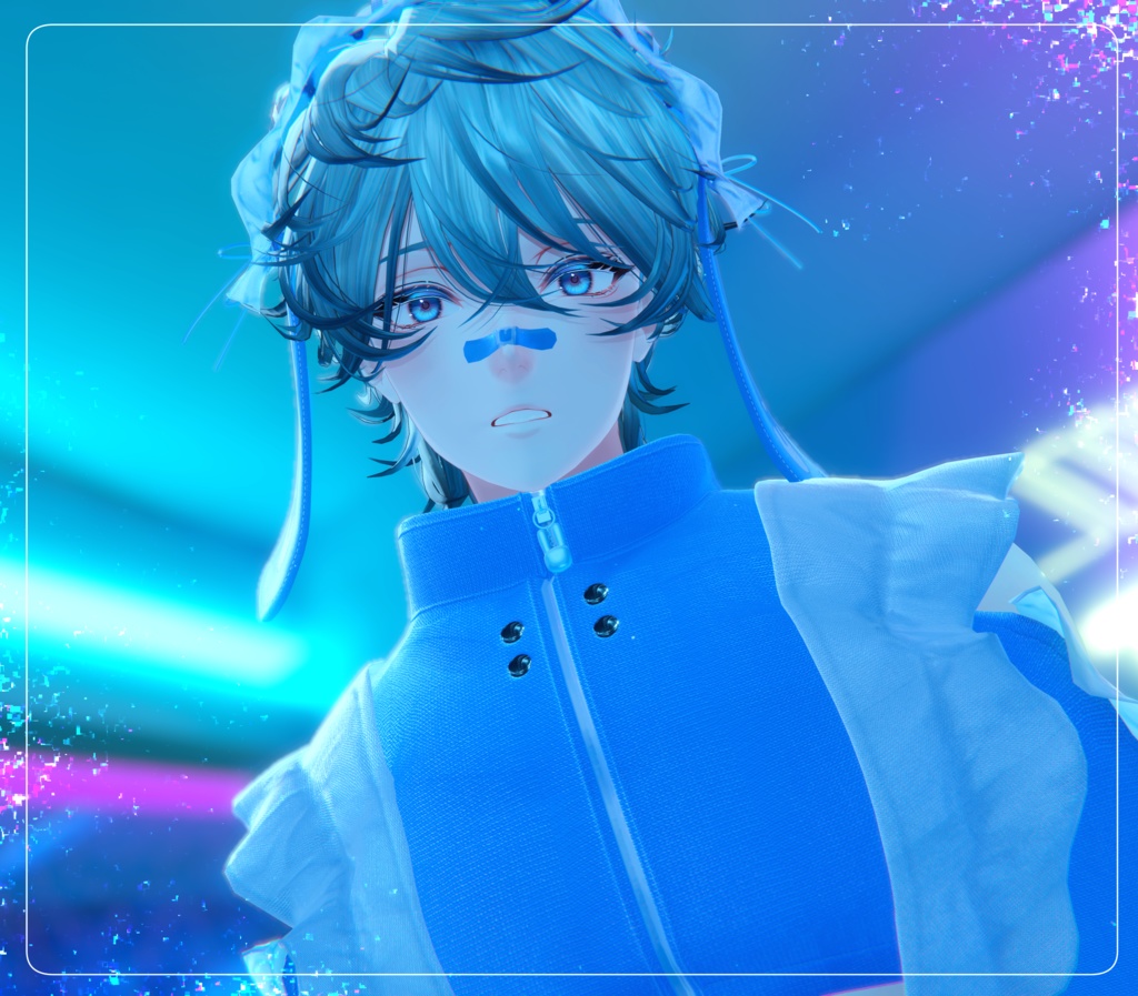 【斑霞対応追加】うさ耳ジャージメイドくん【MA・8アバター対応】