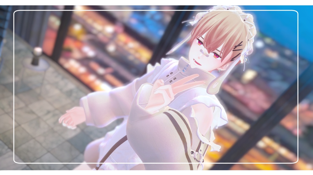 【斑霞対応追加】うさ耳ジャージメイドくん【MA・8アバター対応】