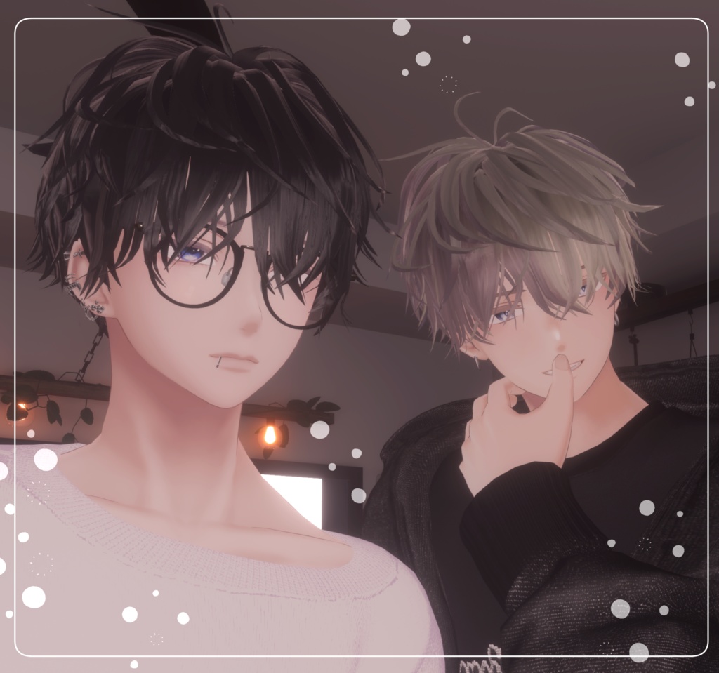 【累惟・斑霞対応追加】Nebosuke hair【9アバター対応】