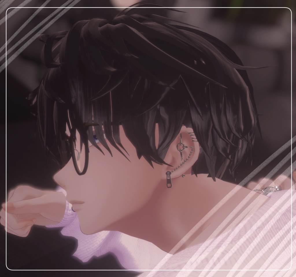 【累惟・斑霞対応追加】Nebosuke hair【9アバター対応】