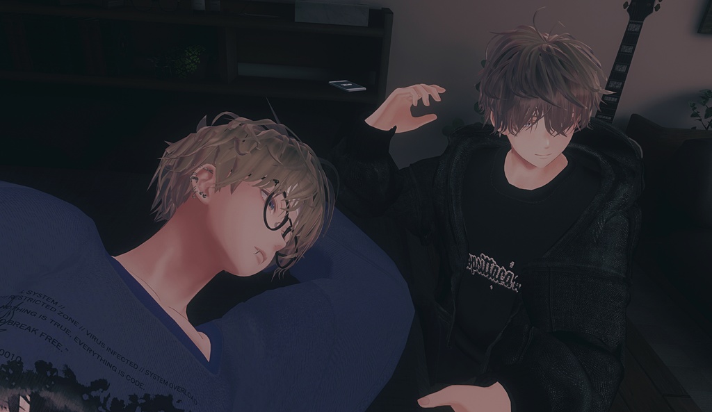 【累惟・斑霞対応追加】Nebosuke hair【9アバター対応】