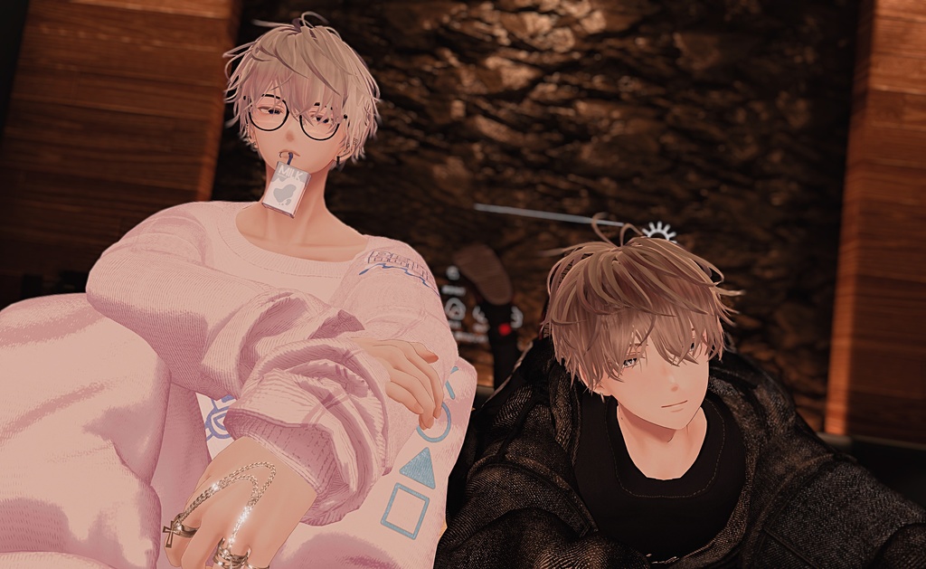 【累惟・斑霞対応追加】Nebosuke hair【9アバター対応】