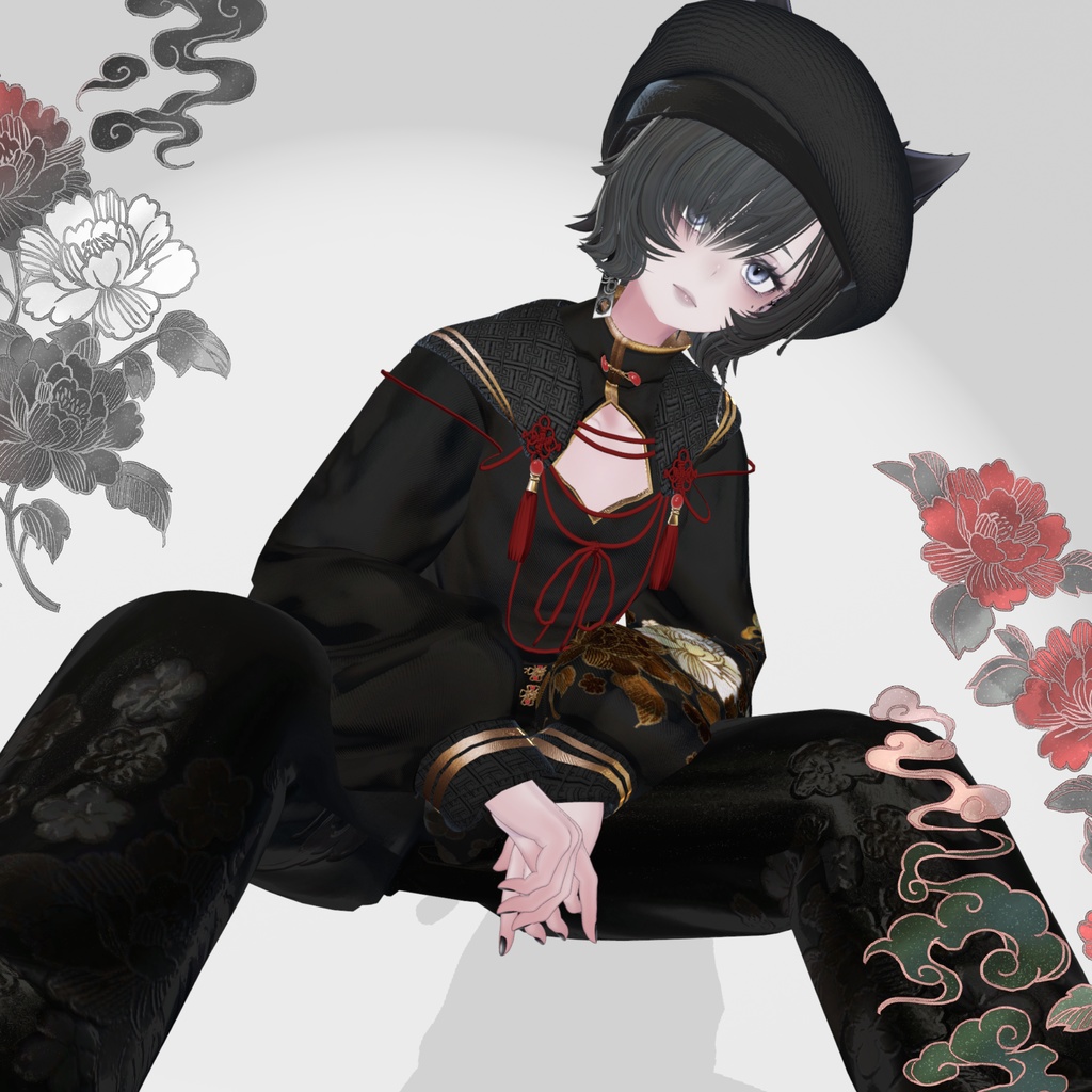 【森羅・れう対応追加】チャイナセーラーくん【11アバター&MA対応】