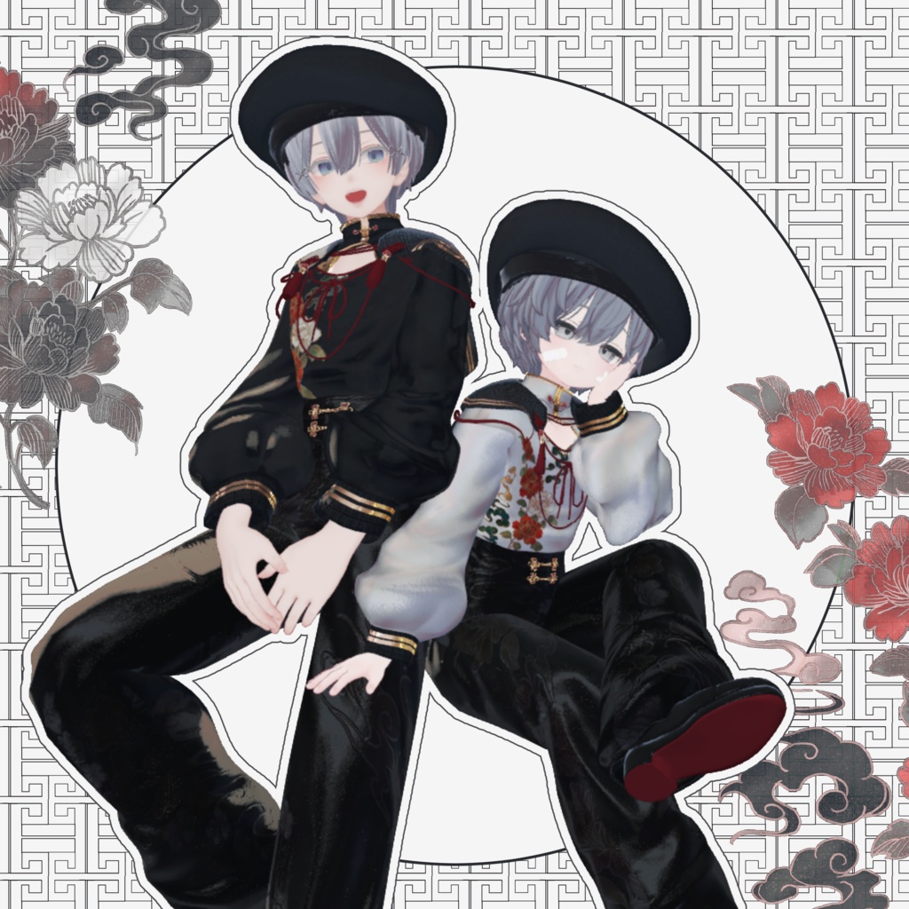 【森羅・れう対応追加】チャイナセーラーくん【11アバター&MA対応】