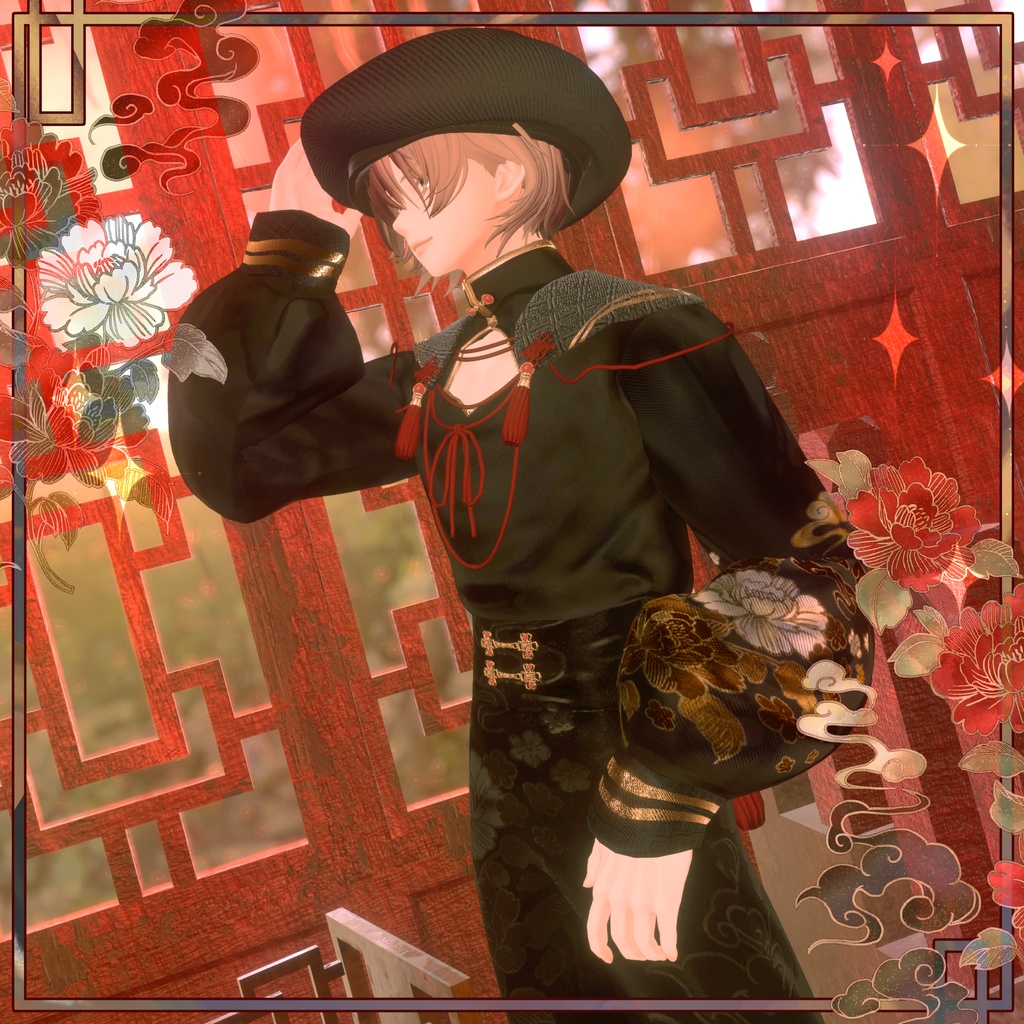 【森羅・れう対応追加】チャイナセーラーくん【11アバター&MA対応】