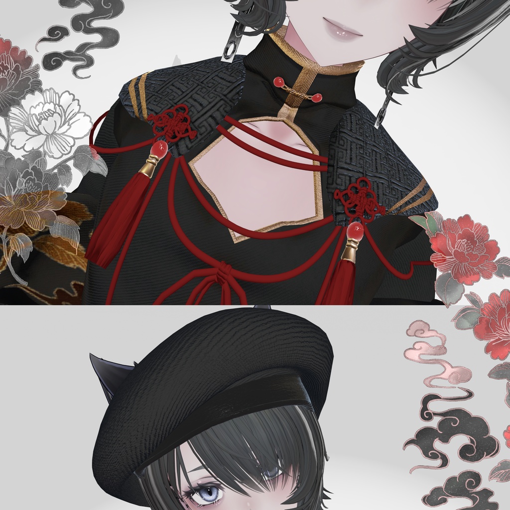 【森羅・れう対応追加】チャイナセーラーくん【11アバター&MA対応】