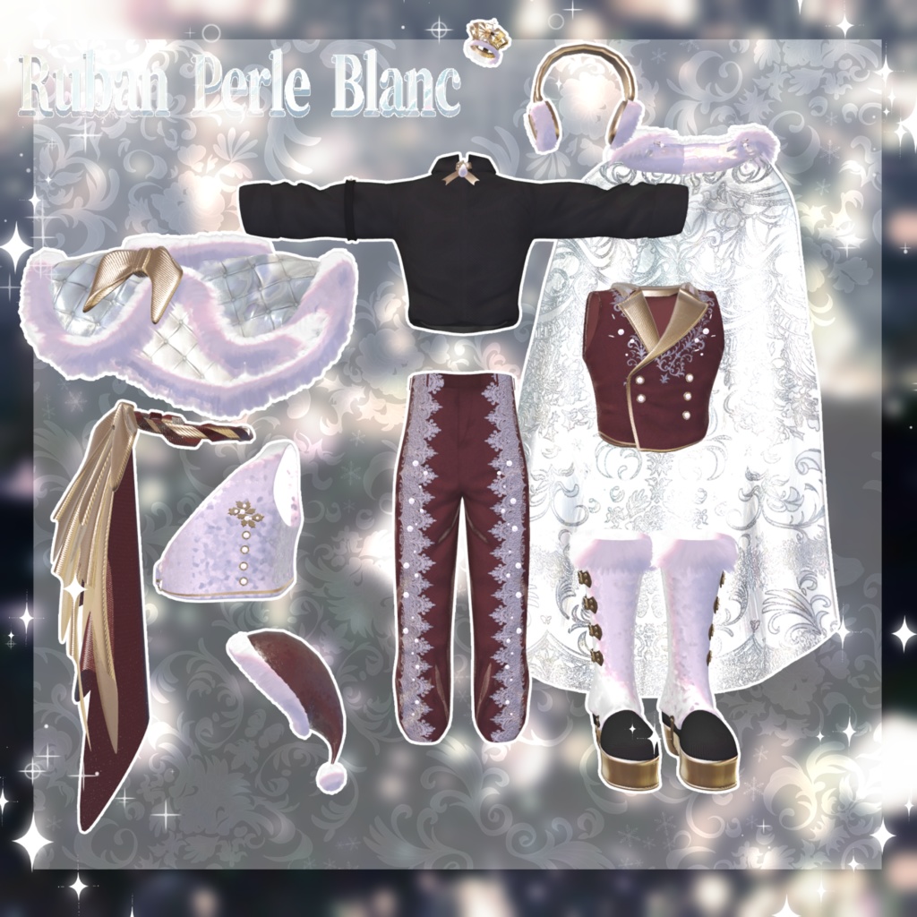 【SALE中】『Ruban Perle Blanc/リュバン・ペルル・ブラン』