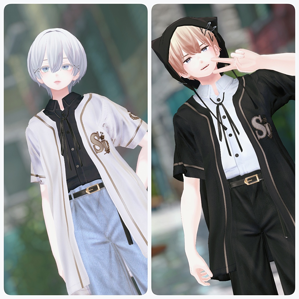 『Sunny Inning』Baseball Shirt setup-Style
