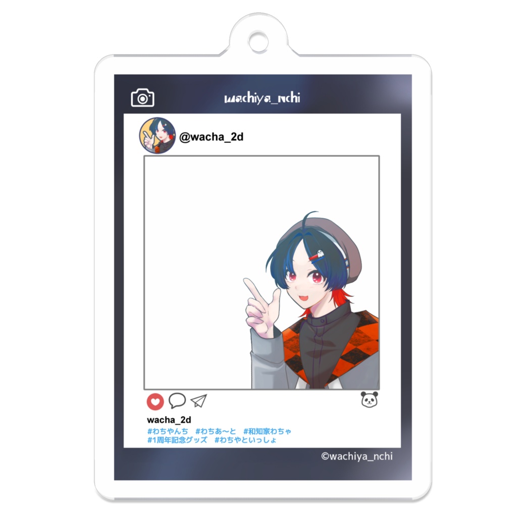SNS風アクリルキーホルダー