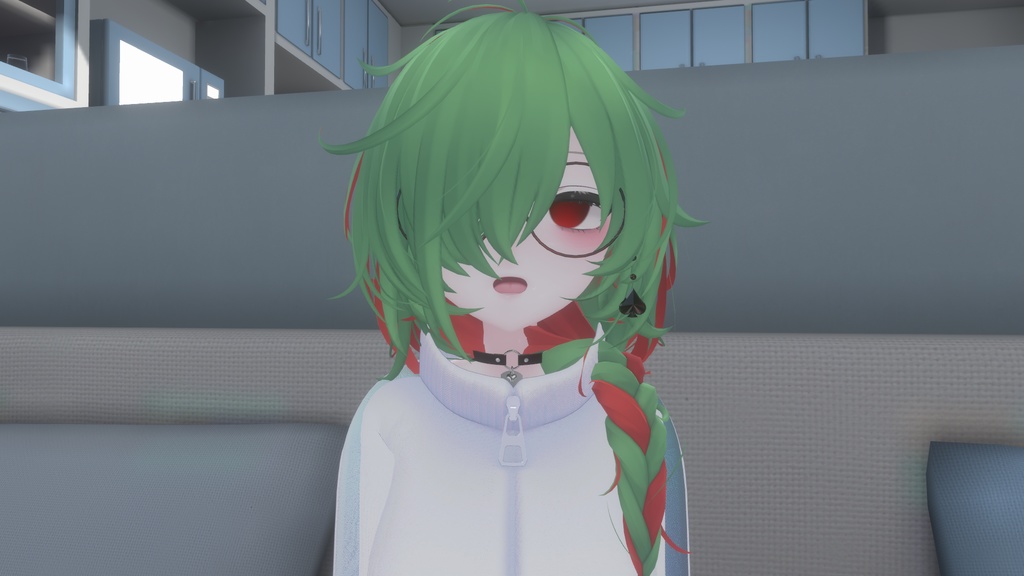 スペードメガネ Spade Glasses VRChat向けアクセサリー