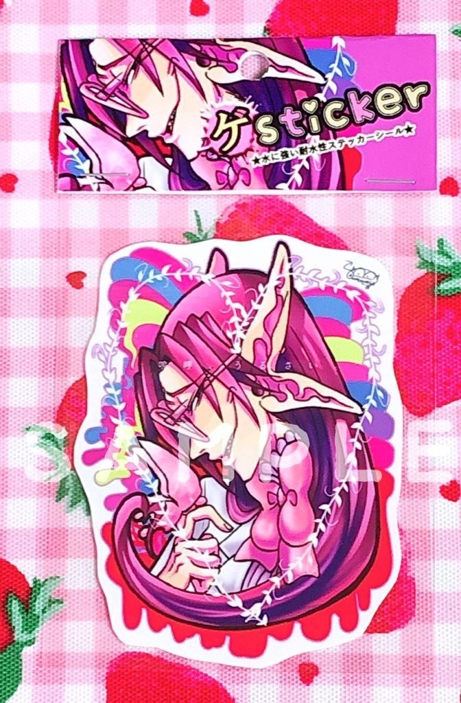 【多耳イエガ―さん】イエガ―さんの横顔ステッカー