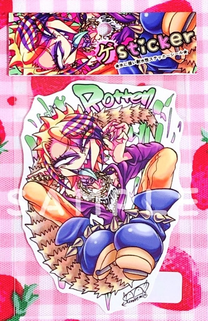 【レプティルズ】ロッテンのステッカー