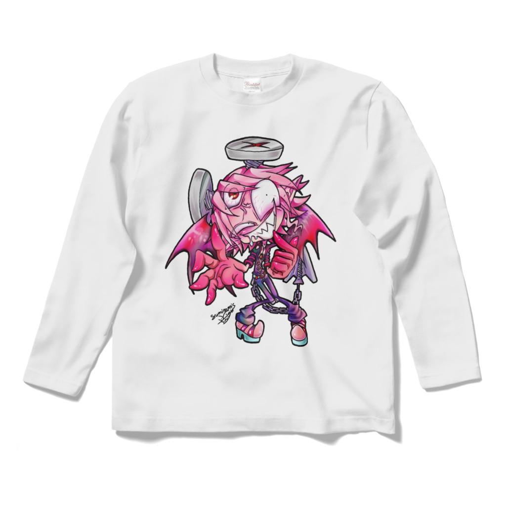 わるだくみ顔♡おチェリ【ホワイト/パープル】