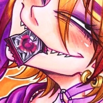 【ミニ色紙】レプティルズ•ロッテン【原画】