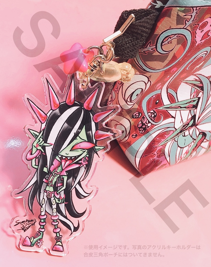 キュパさまの合皮三角ポーチ♡