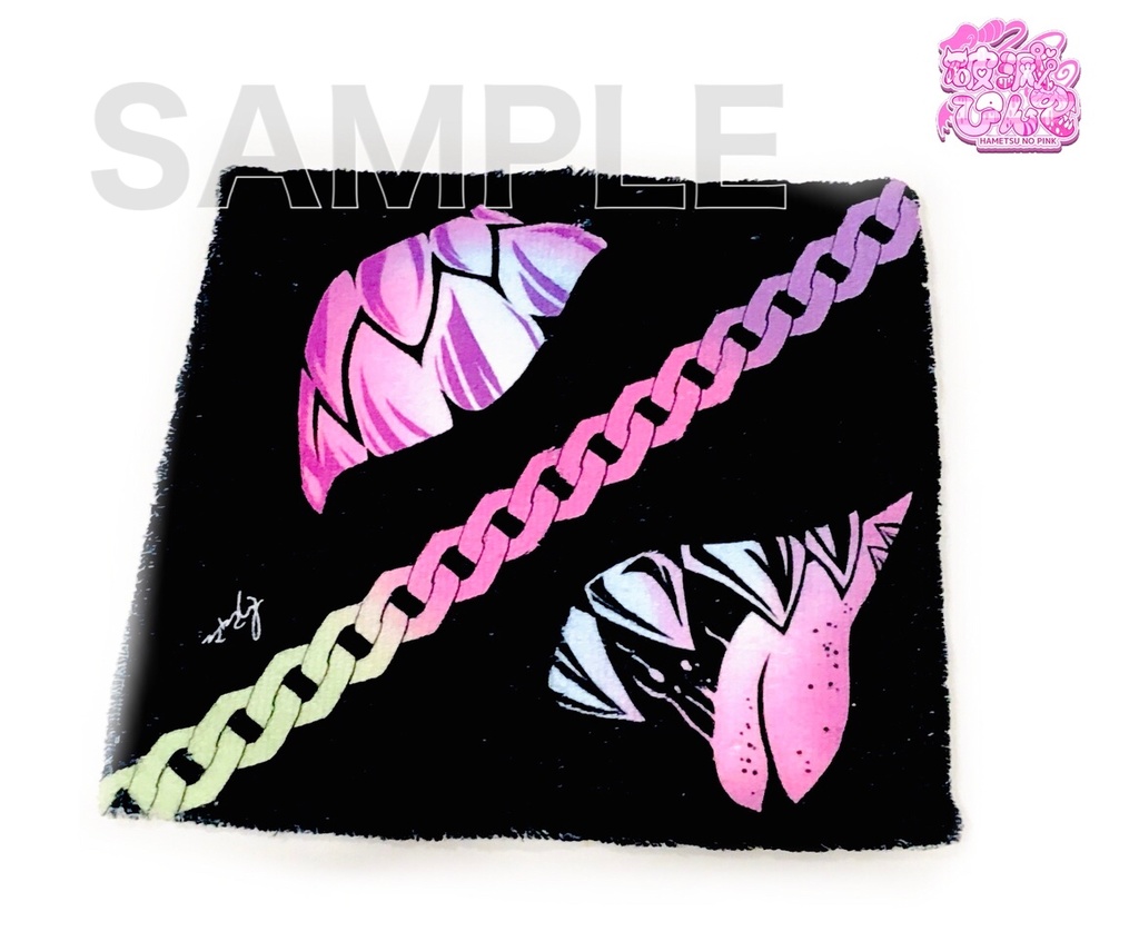 ギザッ歯♡ミニタオル