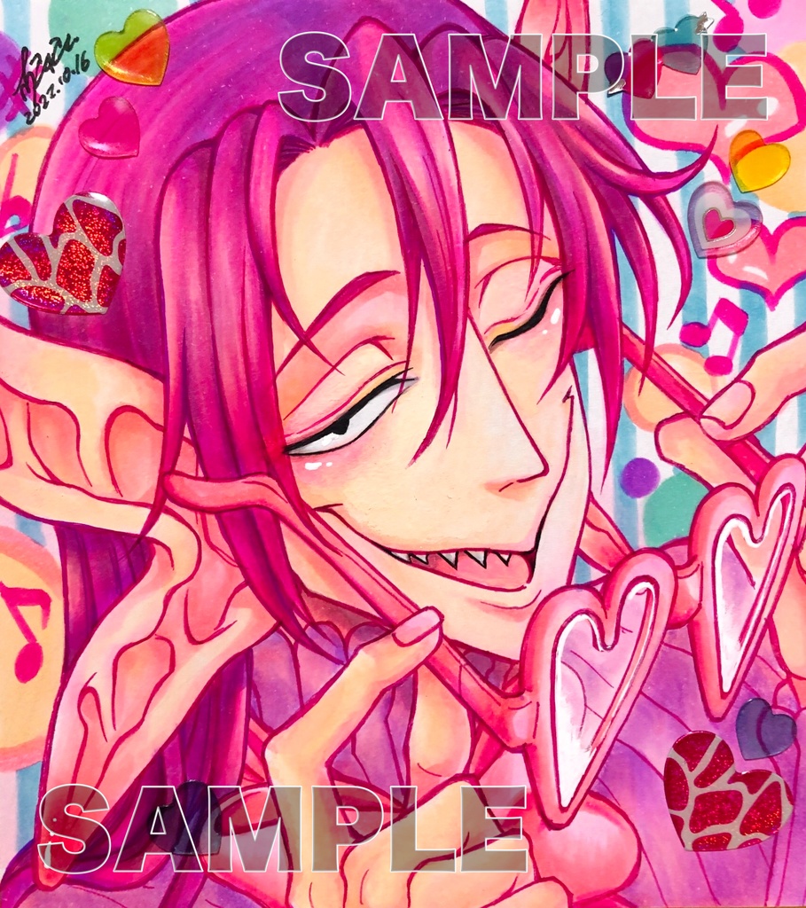 【ミニ色紙】イケてる♡イエガーさん【原画作品】